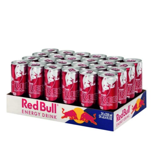 Red Bull Red Edition энергетический напиток, 250 мл, 24 штуки